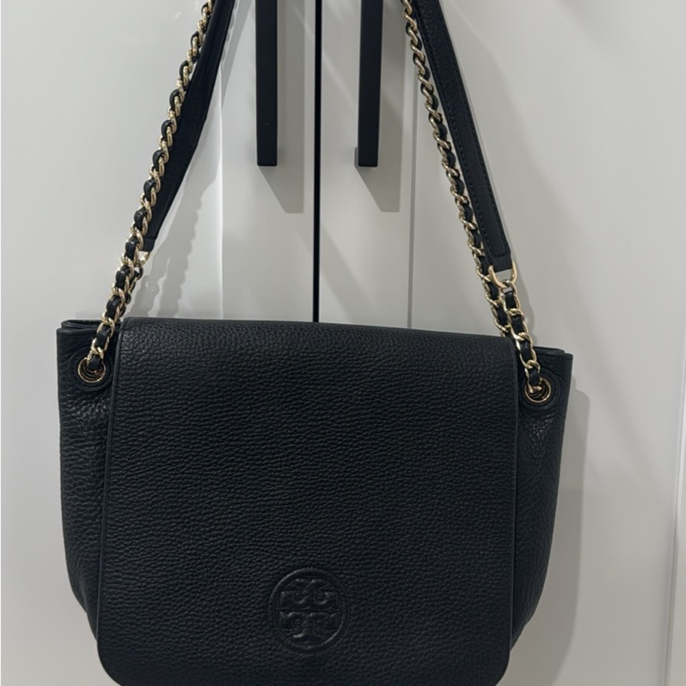 Black Leather Shoulder Bag - Picture 6 of 6